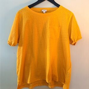J.Crew Women’s Vibrant Yellow Tee